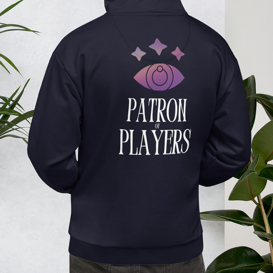 PATRON OF PLAYERS SUBLIMATED UNISEX HOODIE
